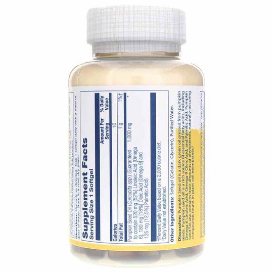 Pumpkin Seed Oil 1000 Mg, 90 Softgels, SLR