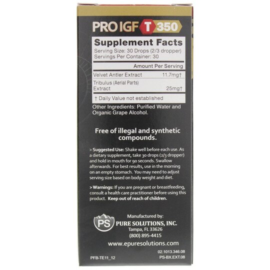 Pure Factors Extreme Pro IGF T 350, 1 Oz, FSL