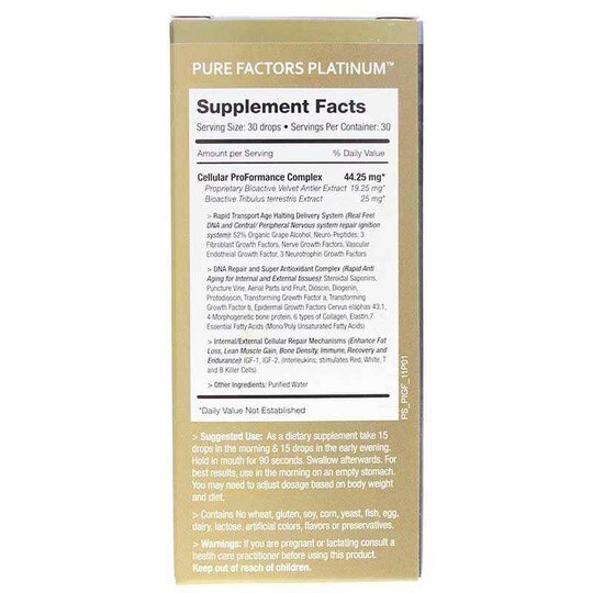 Pure Factors Platinum, 1 Oz, FSL