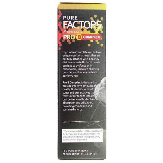 Pure Factors Pro B Complex, 1 Oz, FSL