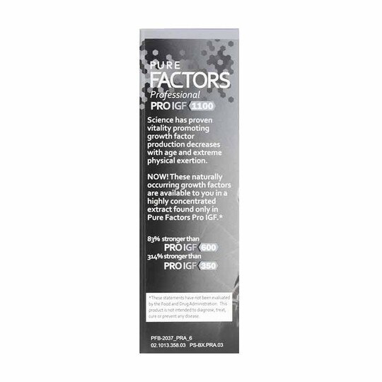 Pure Factors Professional Pro IGF 1100, 1 Oz, FSL