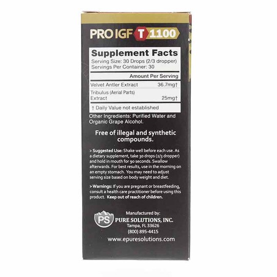 Pure Factors Professional Pro IGF T 1100, 1 Oz, FSL