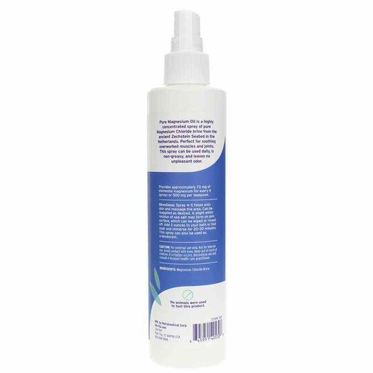 Pure Magnesium Oil Spray, 8 Oz, LFL