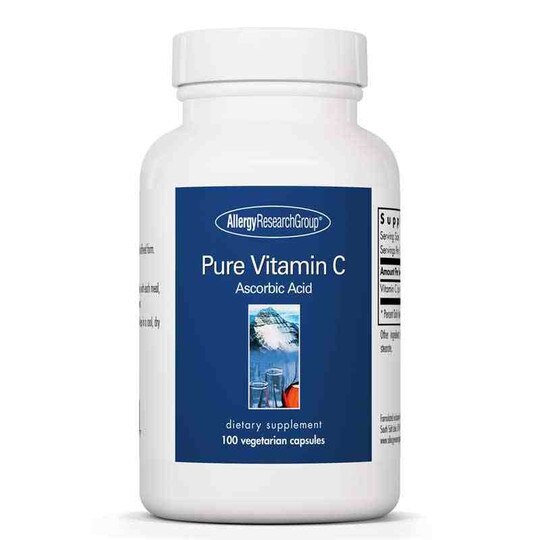 Pure Vitamin C Ascorbic Acid, 100 Veg Capsules, ARG