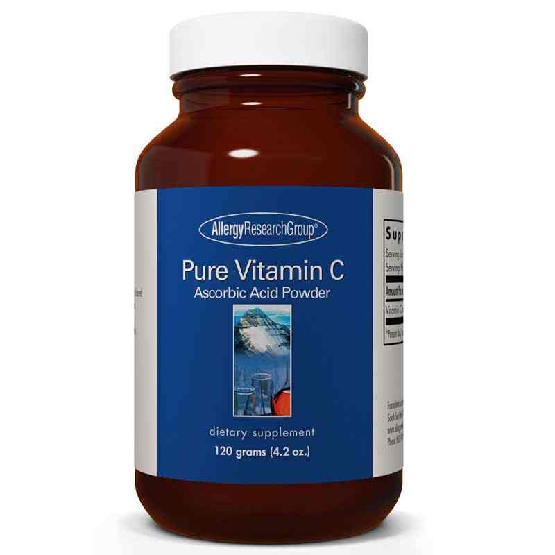 Pure Vitamin C Ascorbic Acid Powder, Allergy Research Group
