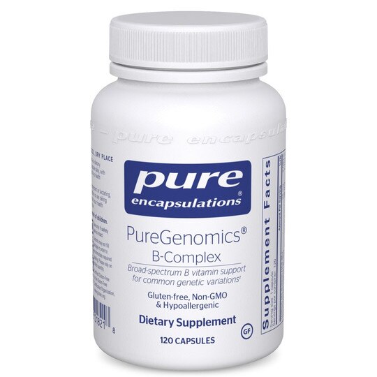 PureGenomics B-Complex, 120 Capsules, PEC