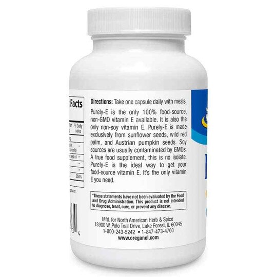 Purely-E, 60 Capsules, NAHS