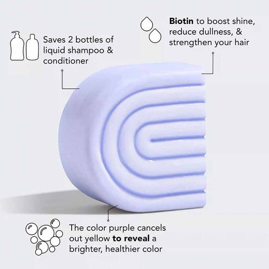 Purple Toning Solid Conditioner Bar, KT