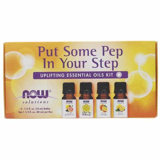 Put Some Pep In Your Step Essential Oils Kit, 4 Piece(s, NOW
