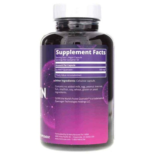 Quercetin 500 Mg, 60 Vegan Capsules, MRM