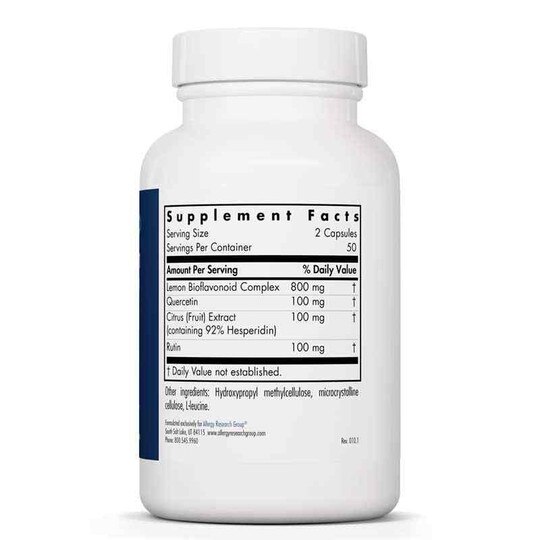 Quercetin Bioflavonoids, 100 Veg Capsules, ARG