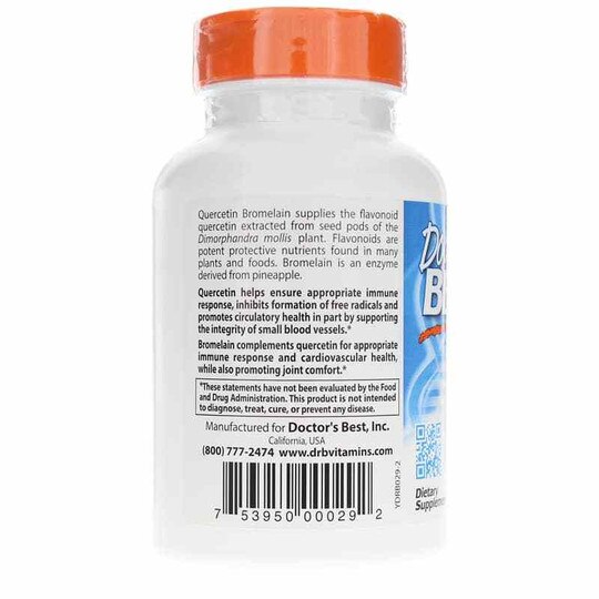 Quercetin Bromelain, 180 Veg Capsules, DRB