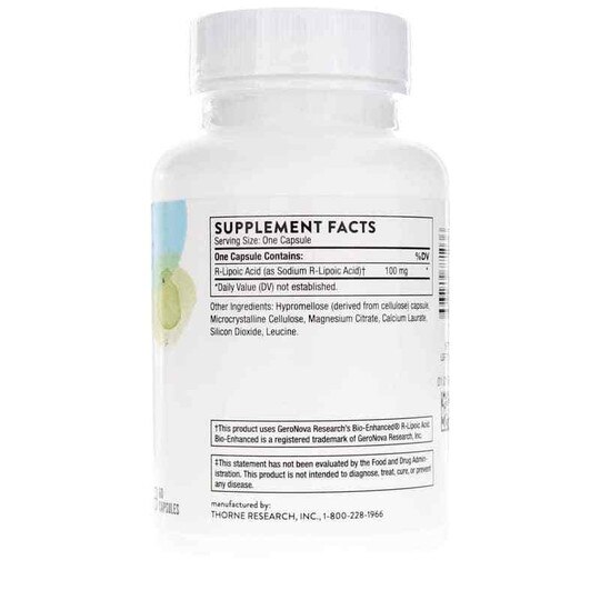 R-Lipoic Acid, 60 Veg Capsules, THR