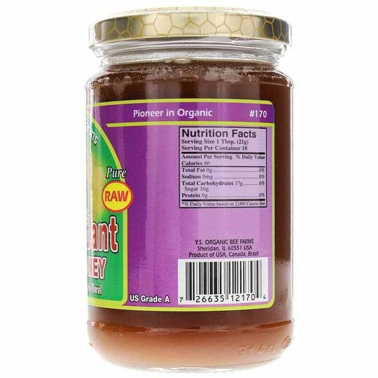 Raw Antioxidant Power Honey, 13.5 Oz, YSO