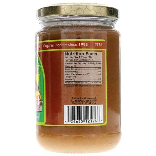 Raw Cinna Honey, 13.5 Oz, YSO