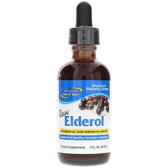Raw Elderol Wild Elderberry Extract, 2 Oz, NAHS