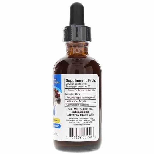 Raw Elderol Wild Elderberry Extract, 2 Oz, NAHS