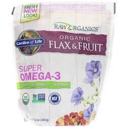Raw Organics Super Omega-3 Flax & Fruit 1
