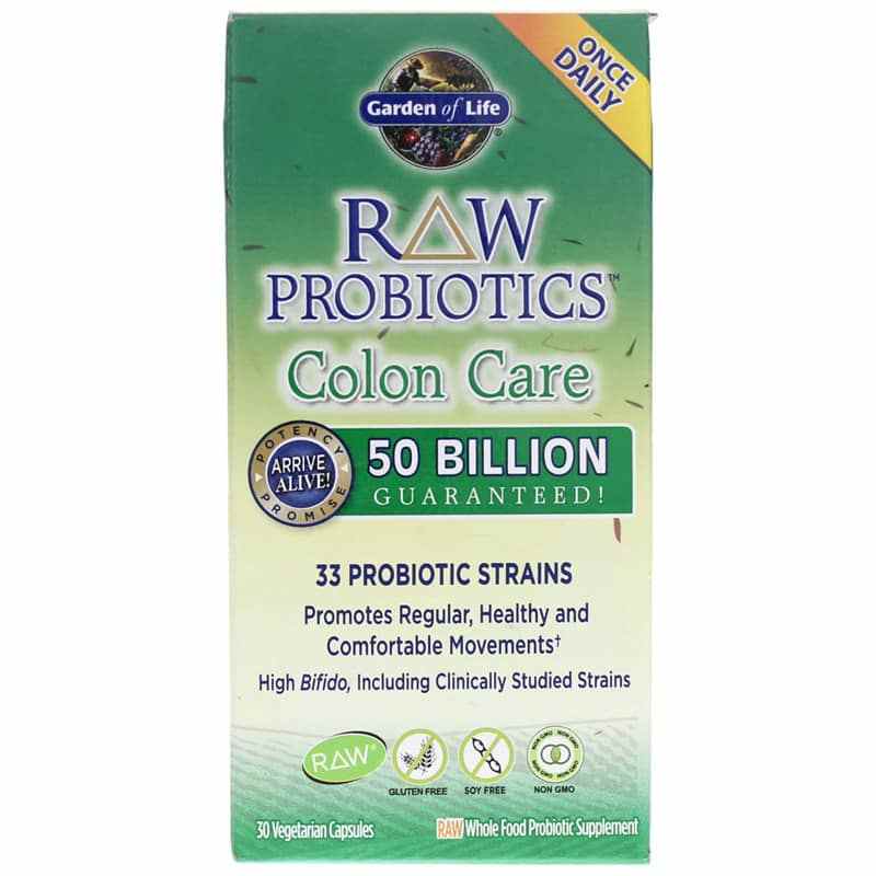 Raw Probiotics Colon Care Garden Of Life