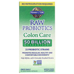 Raw Probiotics Colon Care 50 Billion Shelf-Stable 1