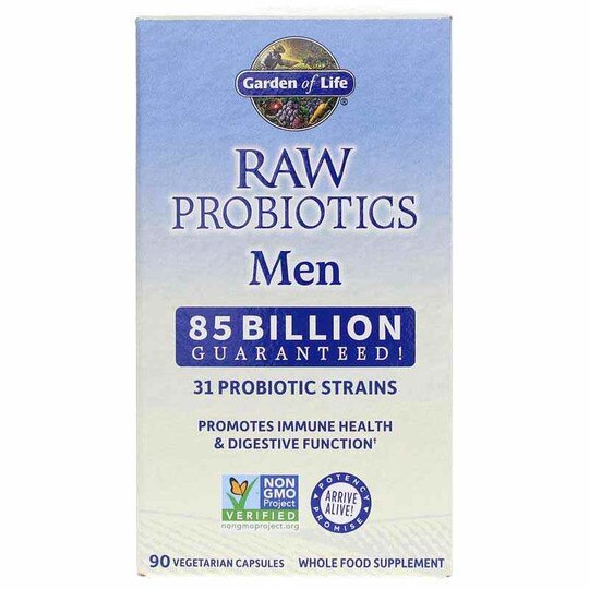 Raw Probiotics Men, 90 Veg Capsules, GOL