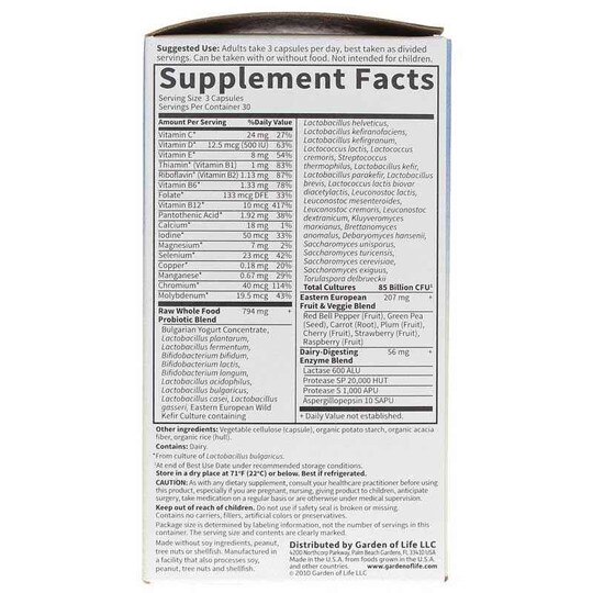 Raw Probiotics Men, 90 Veg Capsules, GOL