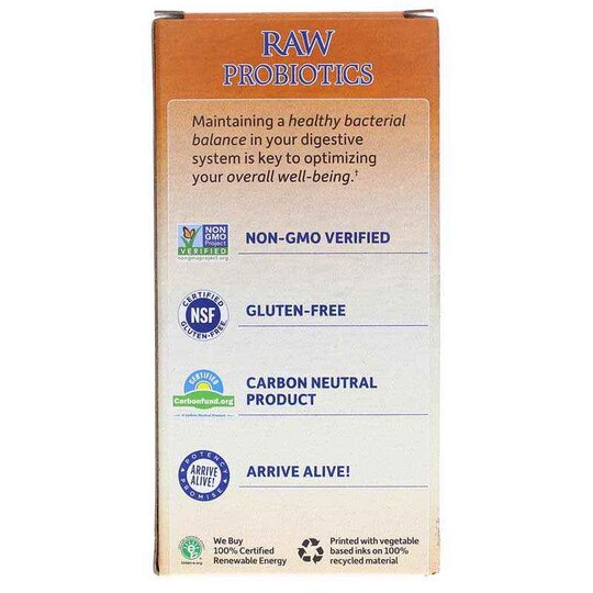 Raw Probiotics Ultimate Care, 30 Veg Capsules, GOL
