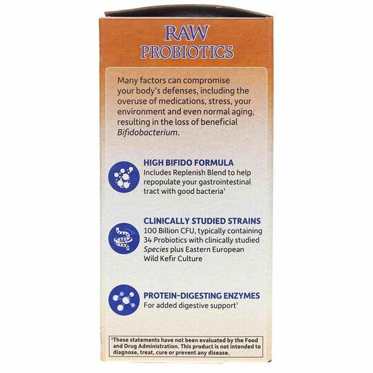 Raw Probiotics Ultimate Care, 30 Veg Capsules, GOL