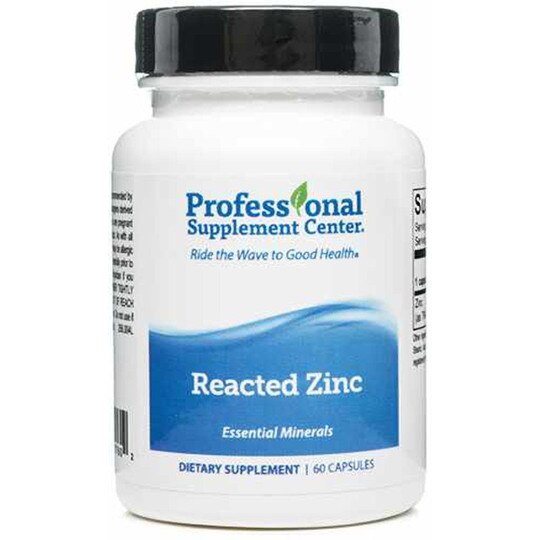 Reacted Zinc, 60 Capsules, PSC