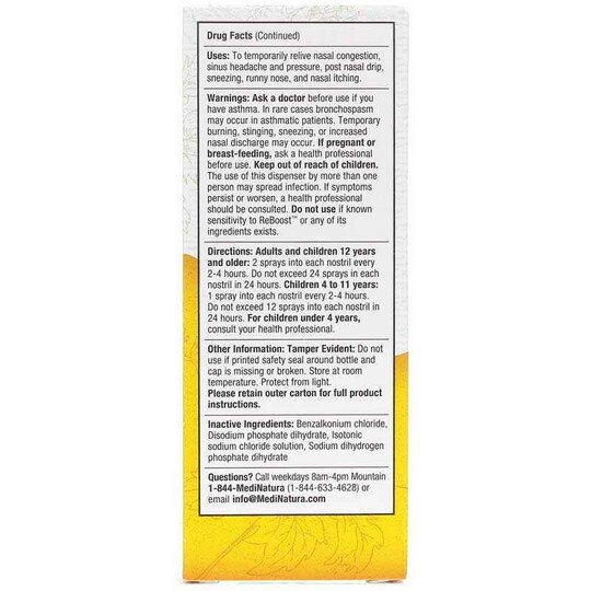 Reboost Breathe Easy Nasal Spray, .68 Oz, MDN
