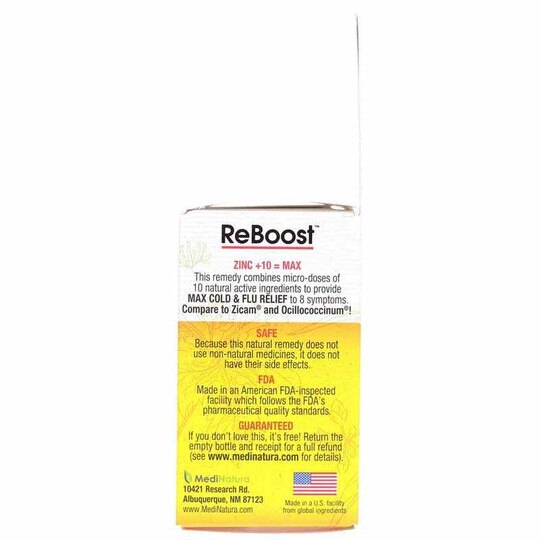 Reboost Zinc +10, 60 Tablets, MDN