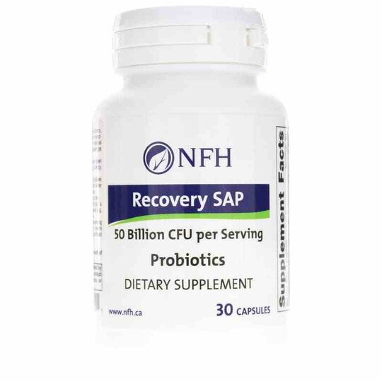 Recovery SAP 50 Billion Probiotic, 30 Capsules, NFH