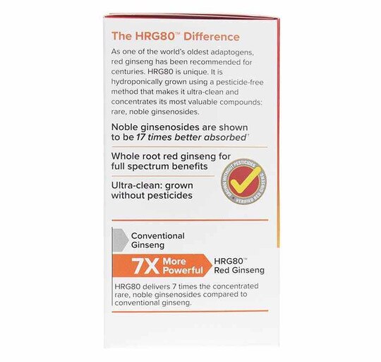 Red Ginseng HRG80 Energy, 30 Capsules, TNT