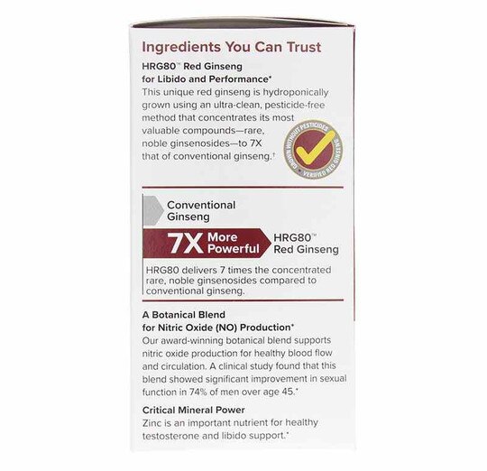 Red Ginseng HRG80 Male Sexual Enhancement, 48 Capsules, TNT