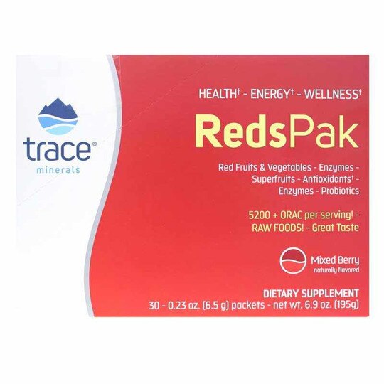Reds Pak, Trace Minerals Research