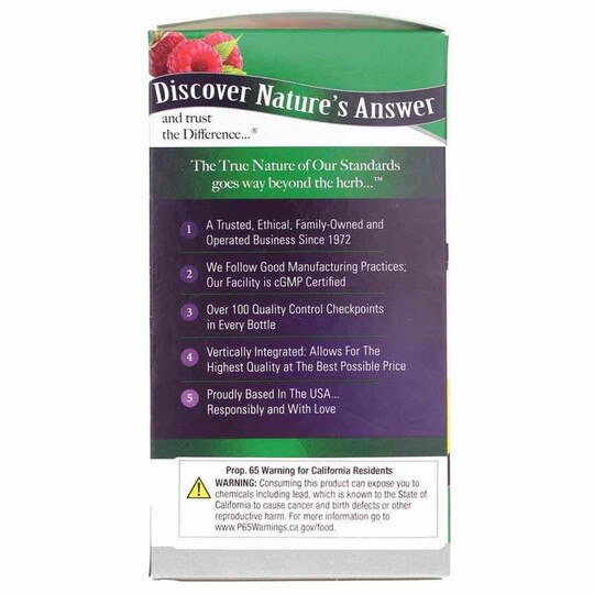 Red Raspberry Leaf, 90 Veg Capsules, NAN