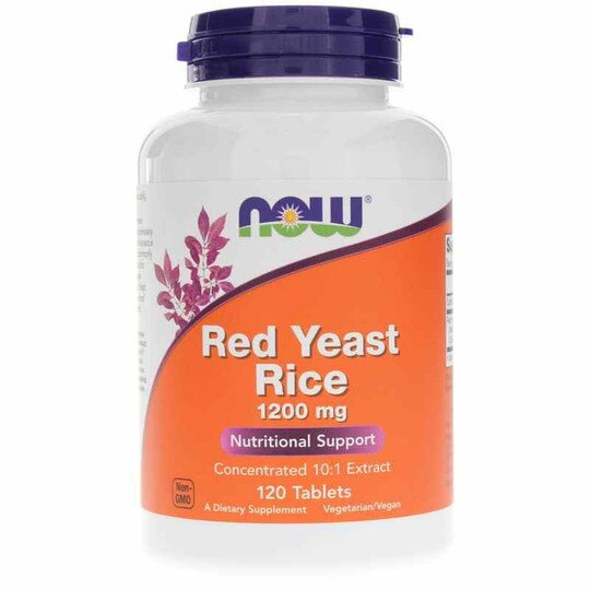 Red Yeast Rice 1200 Mg, NOW Foods