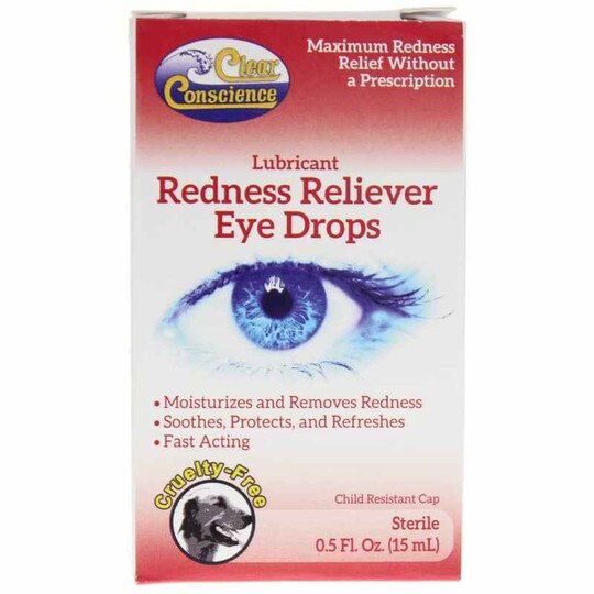 Redness Reliever Eye Drops, Clear Conscience
