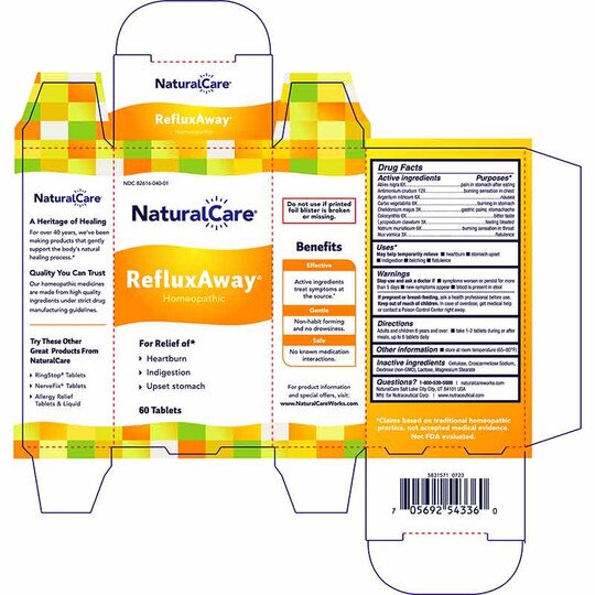 RefluxAway Tablets, 60 Tablets, NC