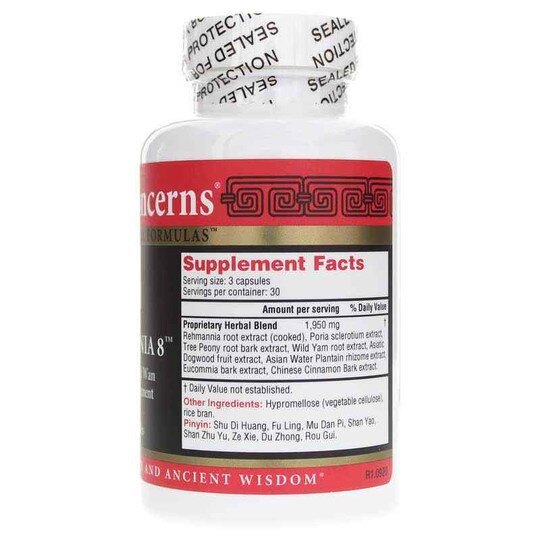 Rehmannia 8, 90 Capsules, HLC