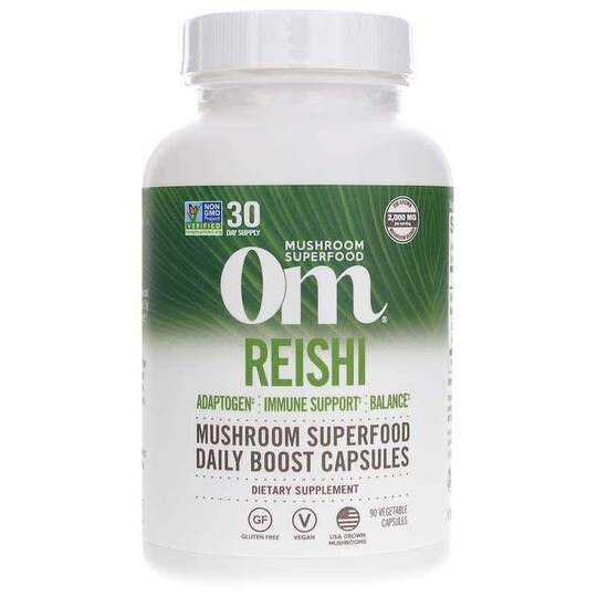 Reishi Capsules, 90 Veg Capsules, OSHM