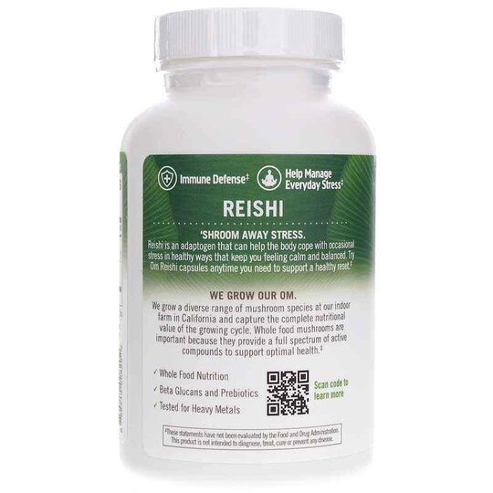 Reishi Capsules, 90 Veg Capsules, OSHM