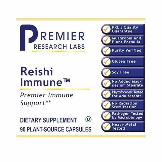 Reishi Immune Liver and Immune Support, 90 Veg Capsules, PRL