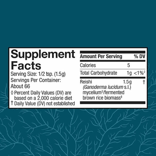 Reishi Mushroom Mycelium Powder, 3.5 Oz, HDF