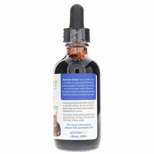 Rentone Kidney Support Drops for Pets, 2 Oz, AY