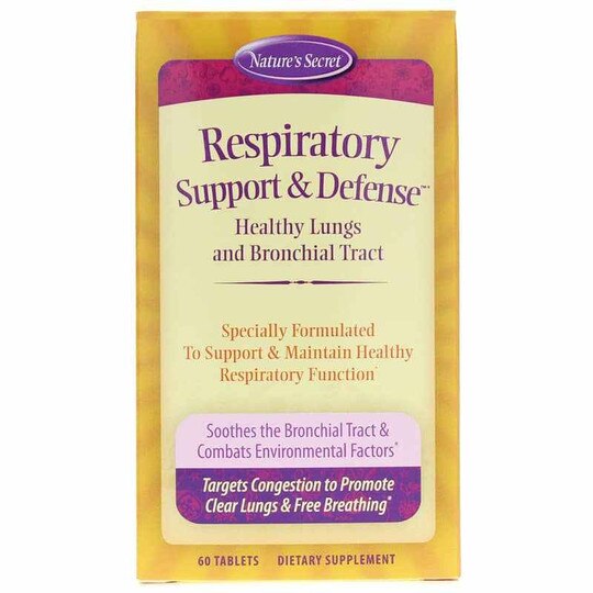 Respiratory Support & Defense, 60 Tablets, NSE