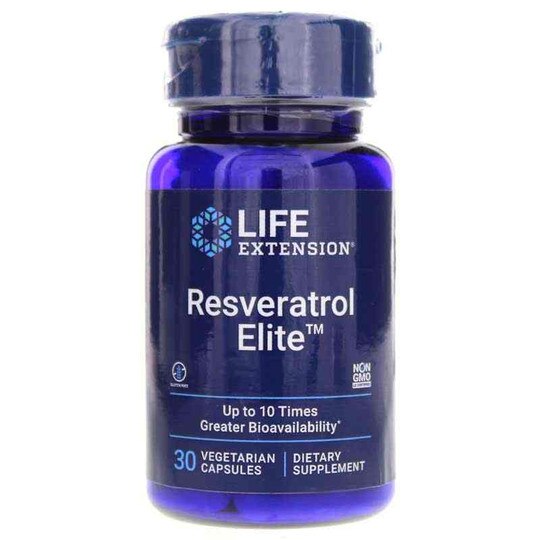 Resveratrol Elite, 30 Veg Capsules, LFE