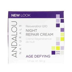 Resveratrol Q10 Night Repair Cream, Age Defying Formula 1