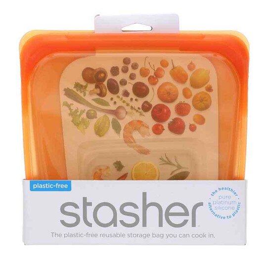 Stasher Reusable Silicone Sandwich Storage Bag