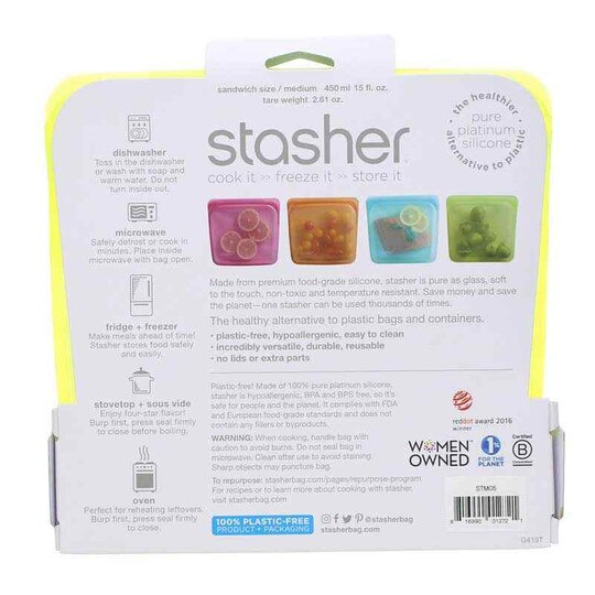 Reusable Silicone Sandwich Bag, STR